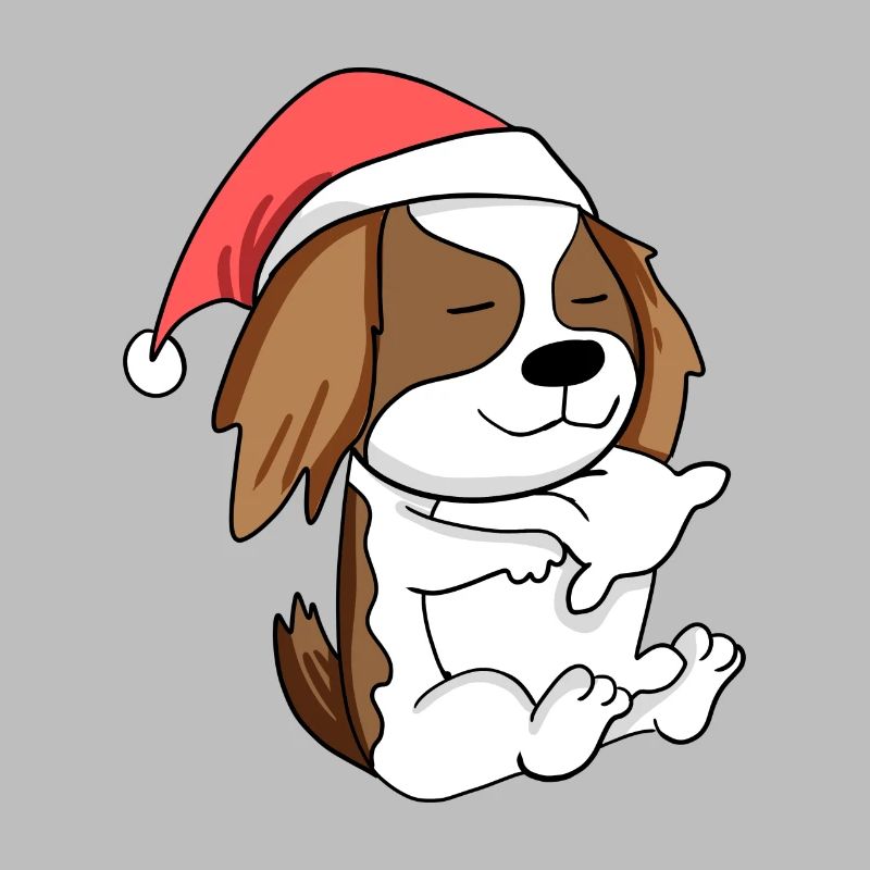 Cavalier King Charles Spaniel Chien Noël