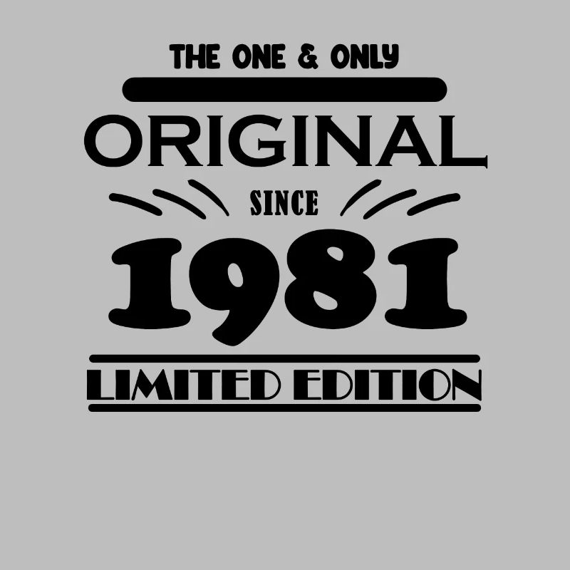 1981 - Année de construction 1981 - Naissance 1981