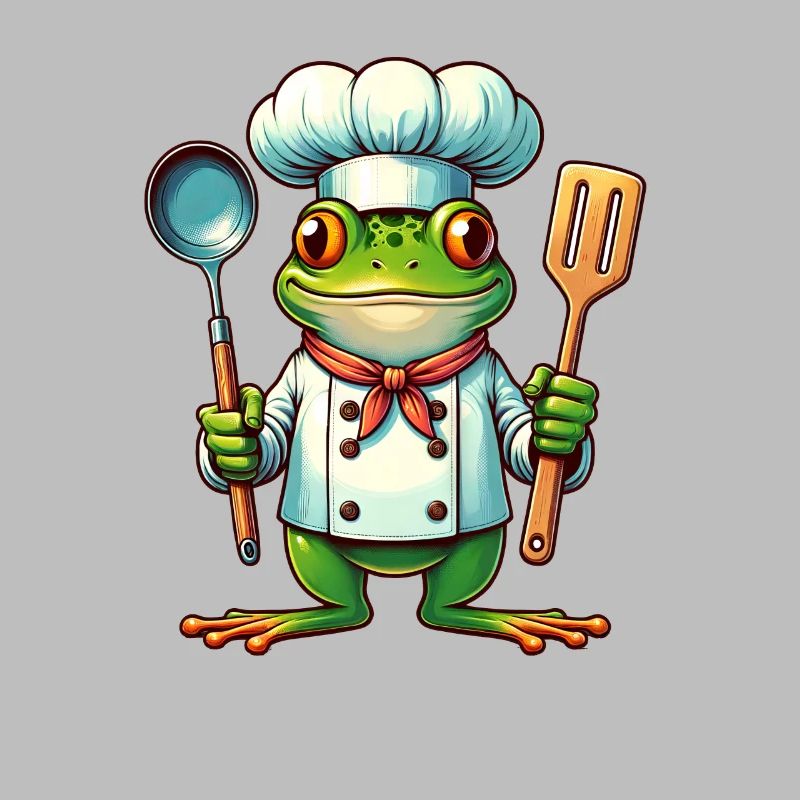 Chef Frog Funny Kitchen Design