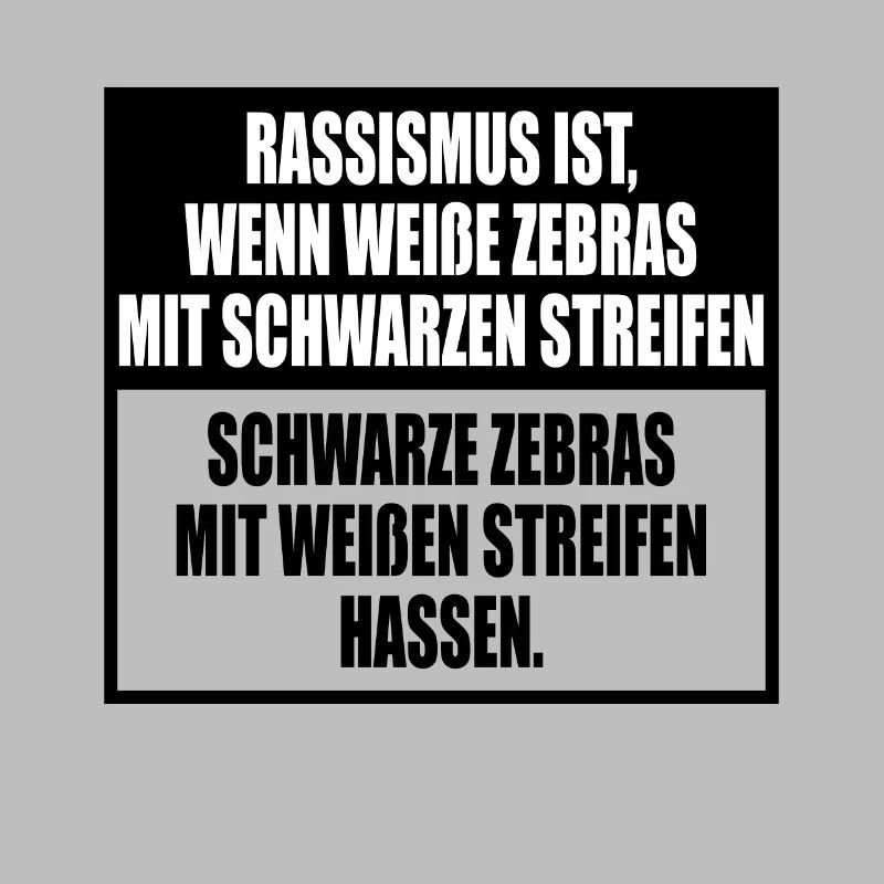 Le racisme expliqué simplement avec des rayures zébrées
