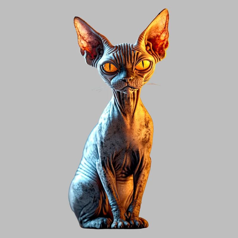 Chat Sphynx Chat Sphynx Chat Canadien Mignon Sphinx