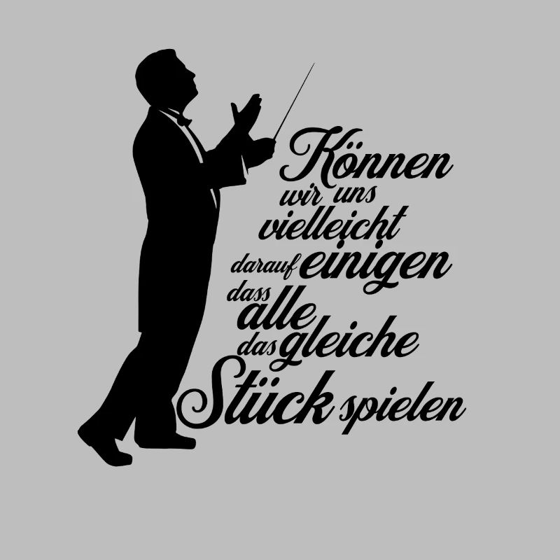 Dirigent Chorleiter - Aufs gleiche Stück einigen