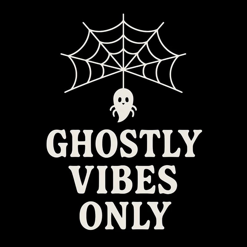 Geistlicher Spinnenweb-Print mit Geist