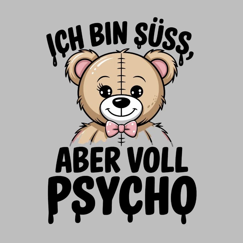 Kuscheliger Teddybär Mit Schleife - Alles Wird Gut