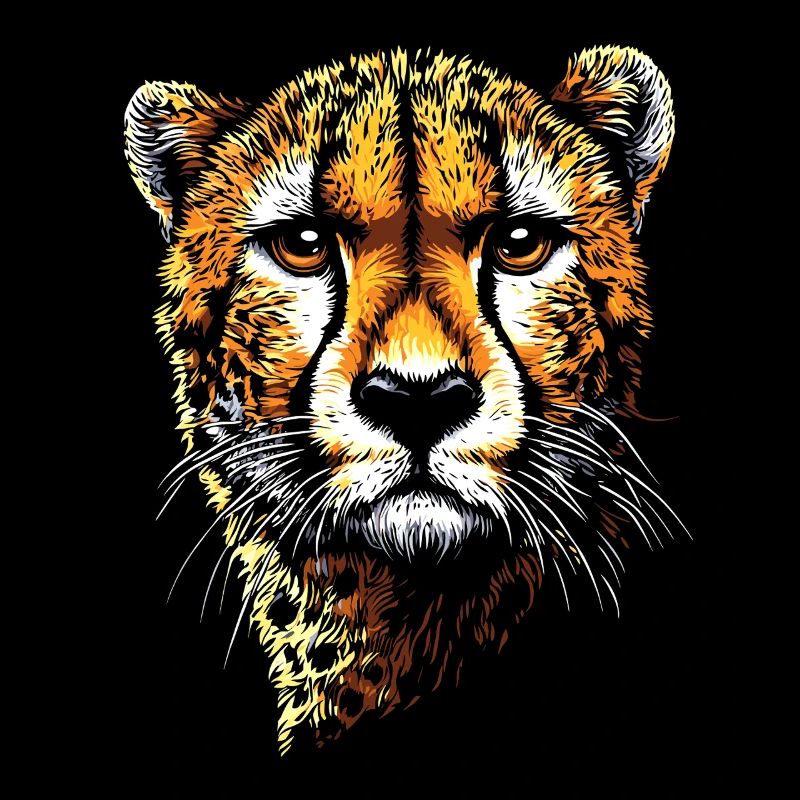 Guépard Guépard Gros chat Amoureux des chats Guépard