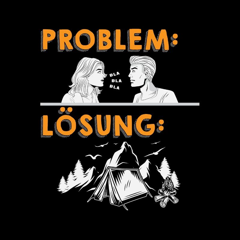 Camper Camping Wohnwagen Spruch