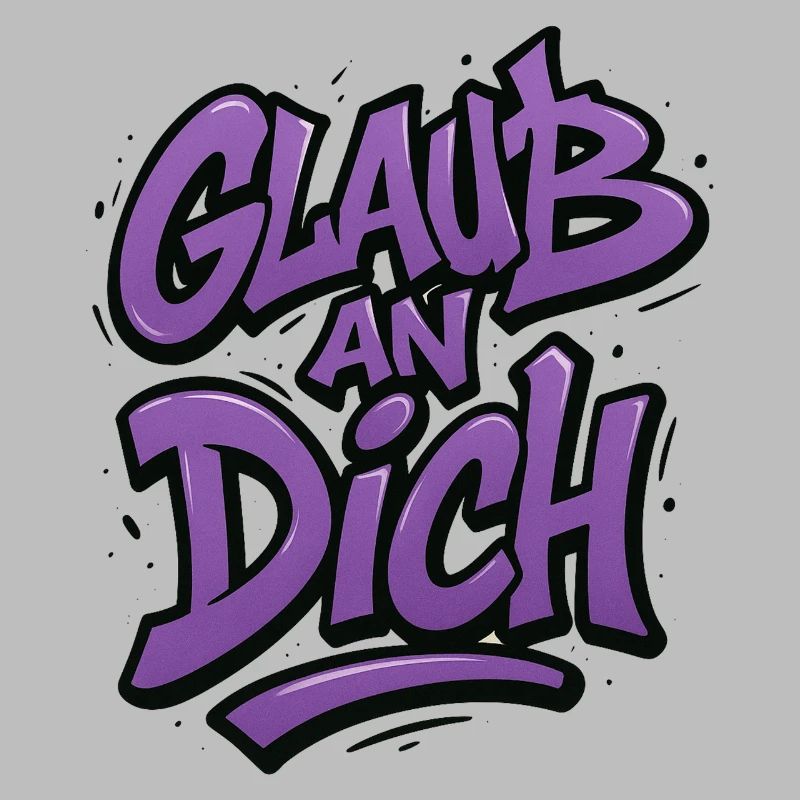 Glaub an Dich Graffiti