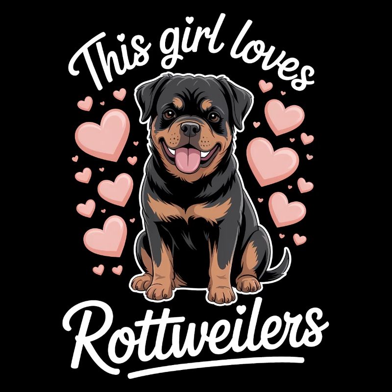Rottweiler Spruch Mädchen Fun Rottweiler Geschenk