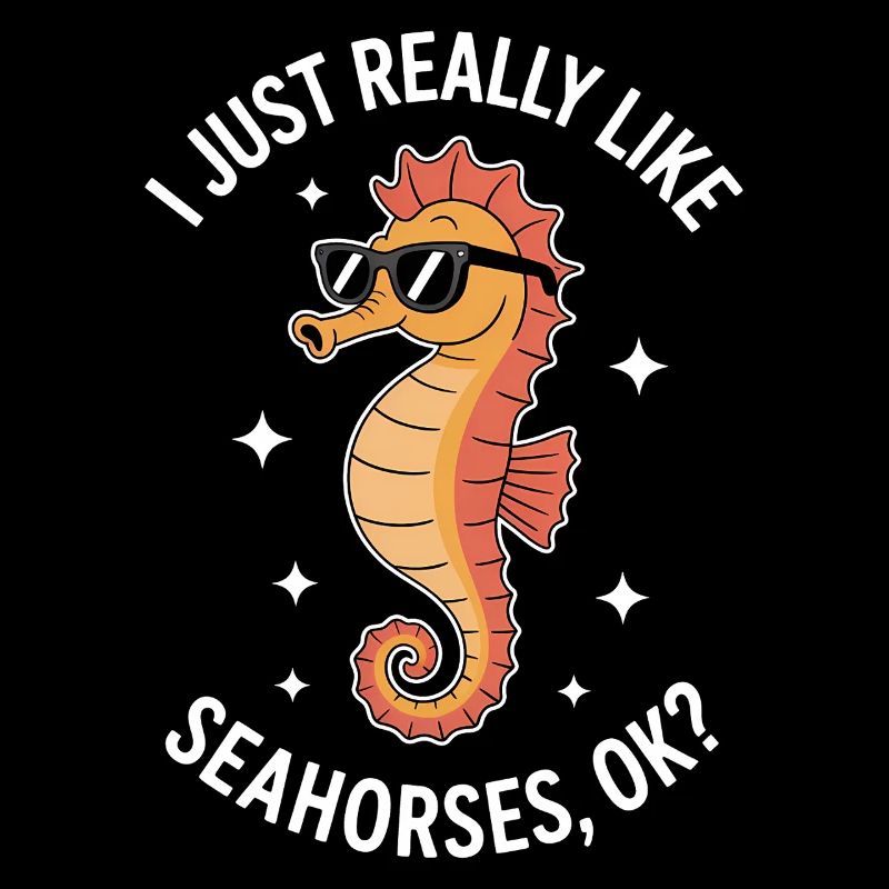 Hippocampe qui dit un drôle d’hippocampe Cadeau