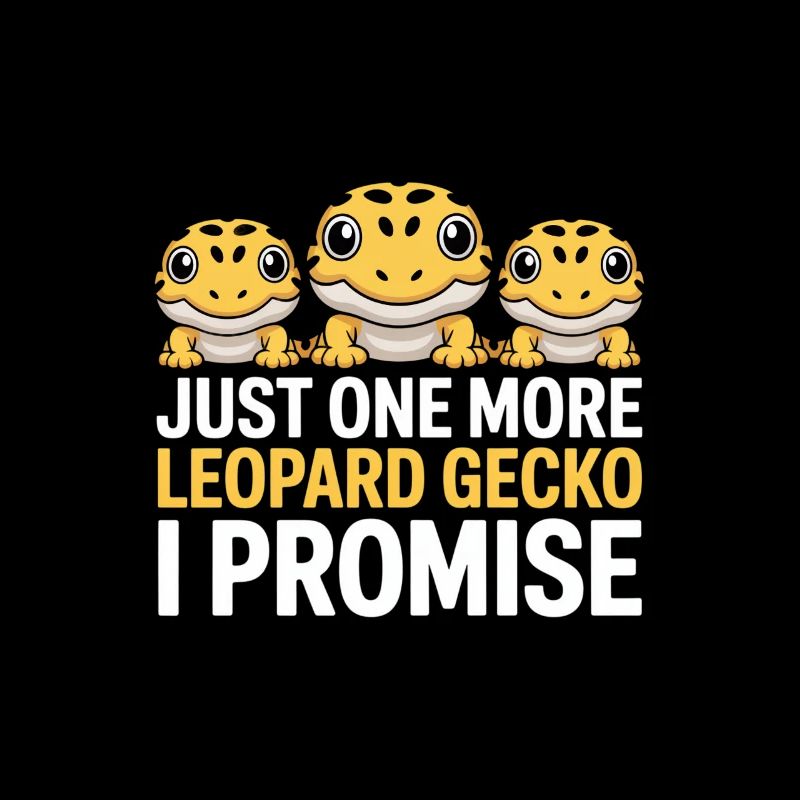 Leopardgecko Trio Versprechen Tee