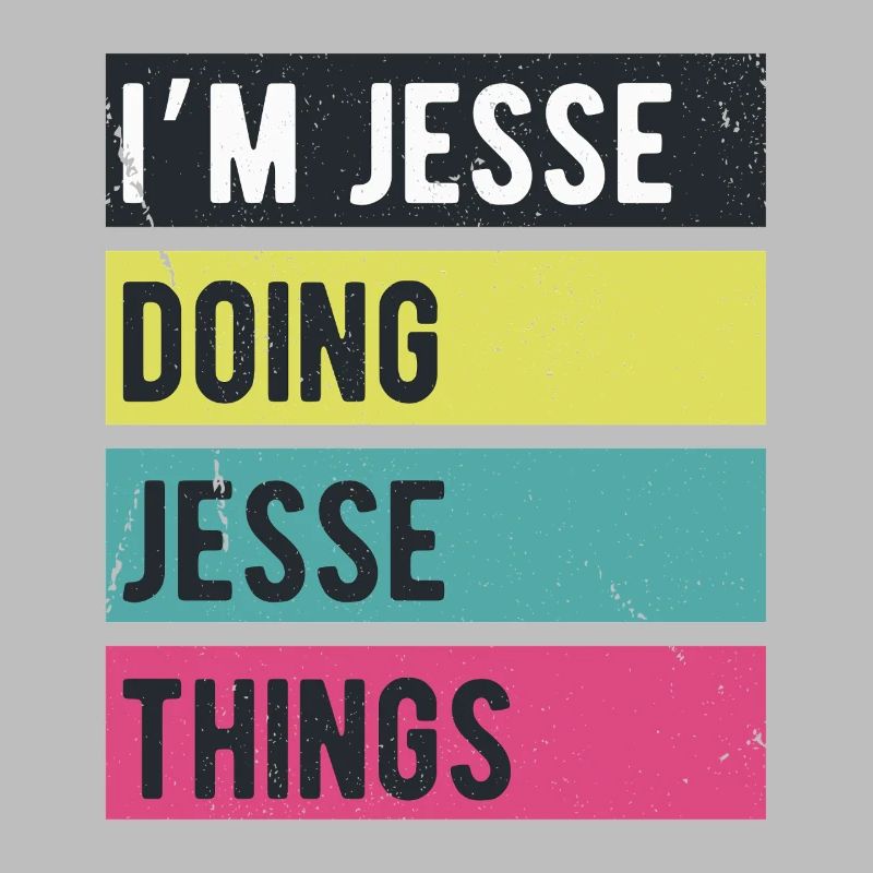 I’m Jesse Doing Jesse Things Retro Colors