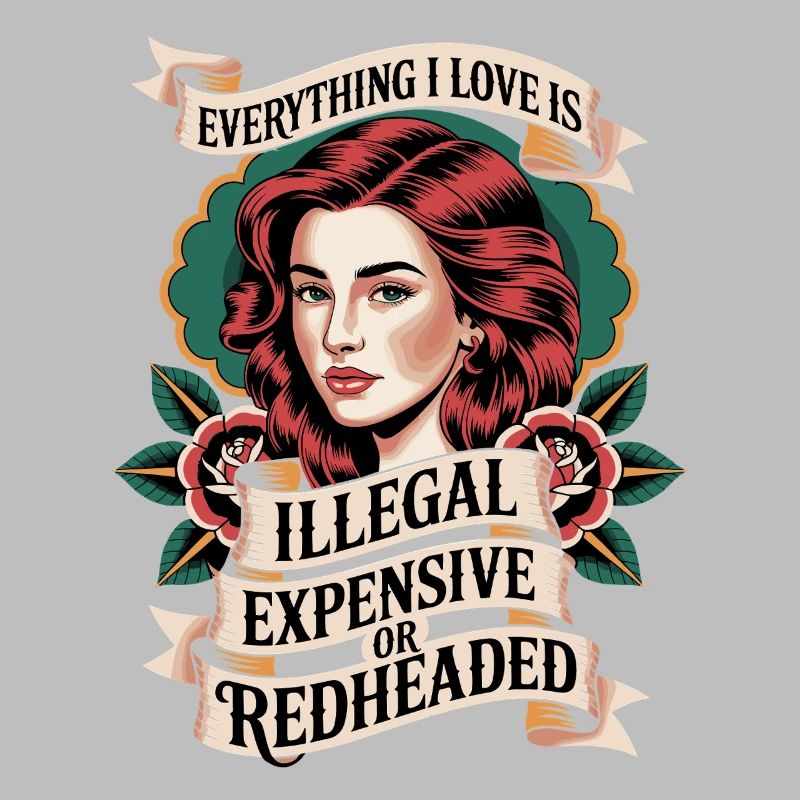 Everything I Love Is Illegal Expensive Rothaarig