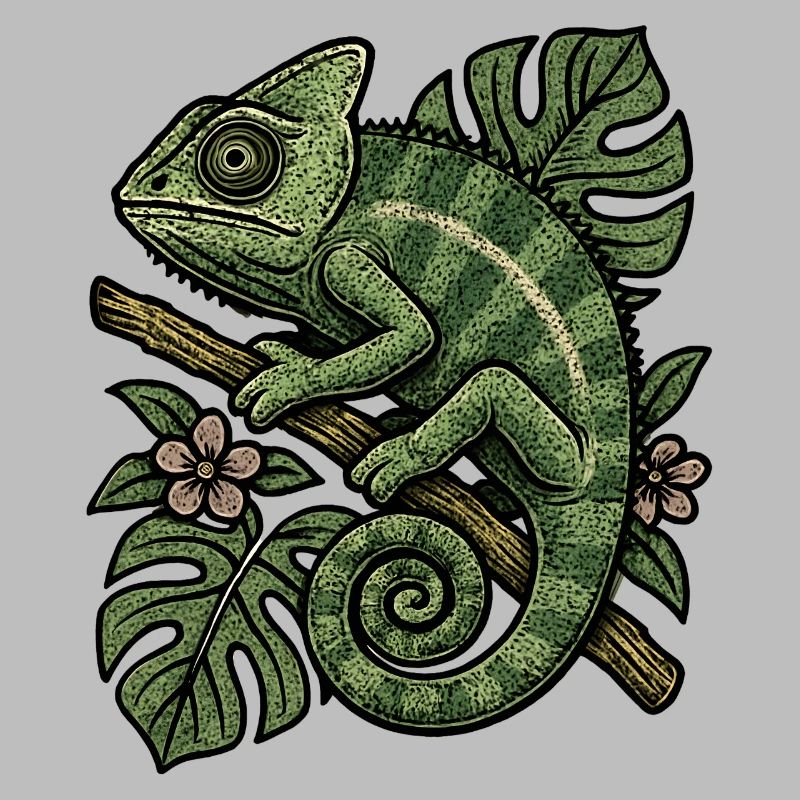 Chameleon in the Leaf Realm