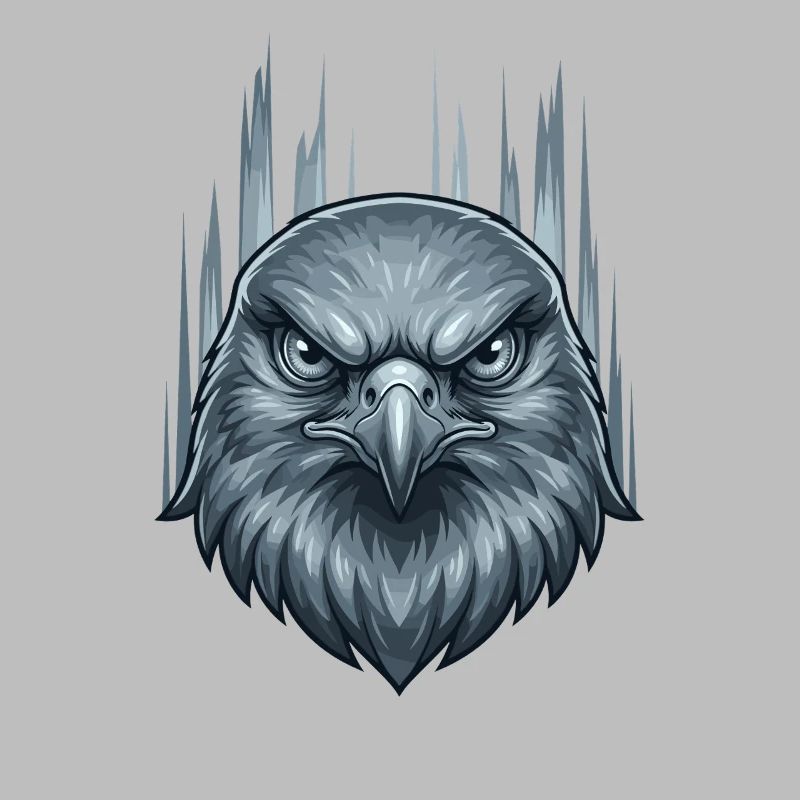 Icy Storm Eagle Head