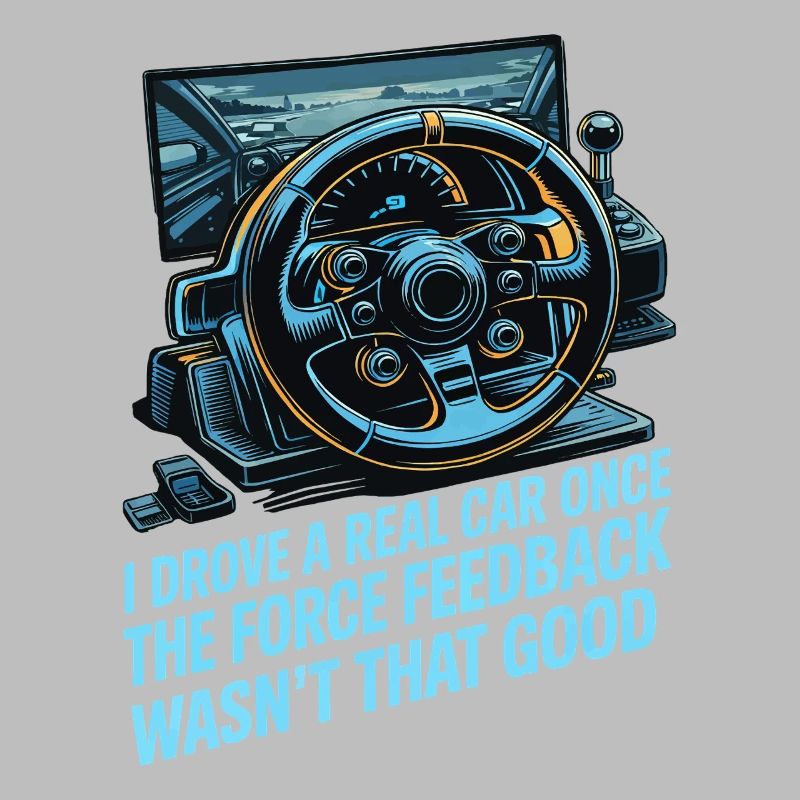 Ich bin einmal ein echtes Auto gefahren, das Force