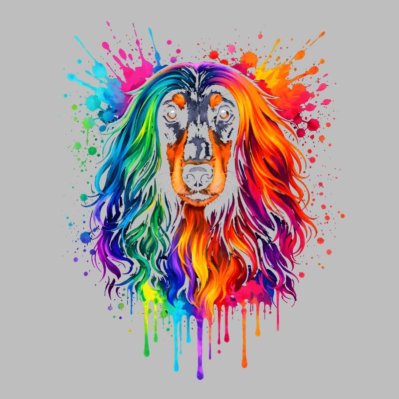 Afghan Hound | Greyhound Pop Art
