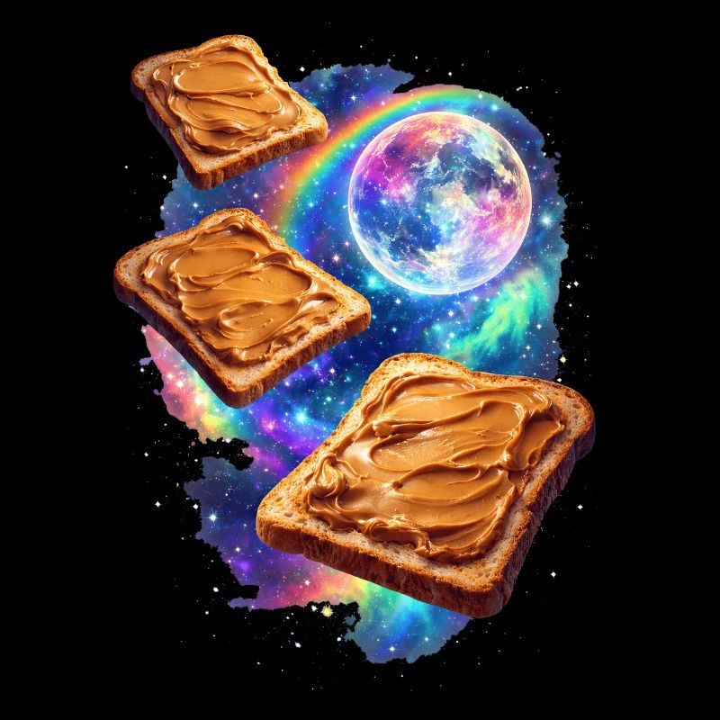 Toasts au beurre de cacahuète de l’espace