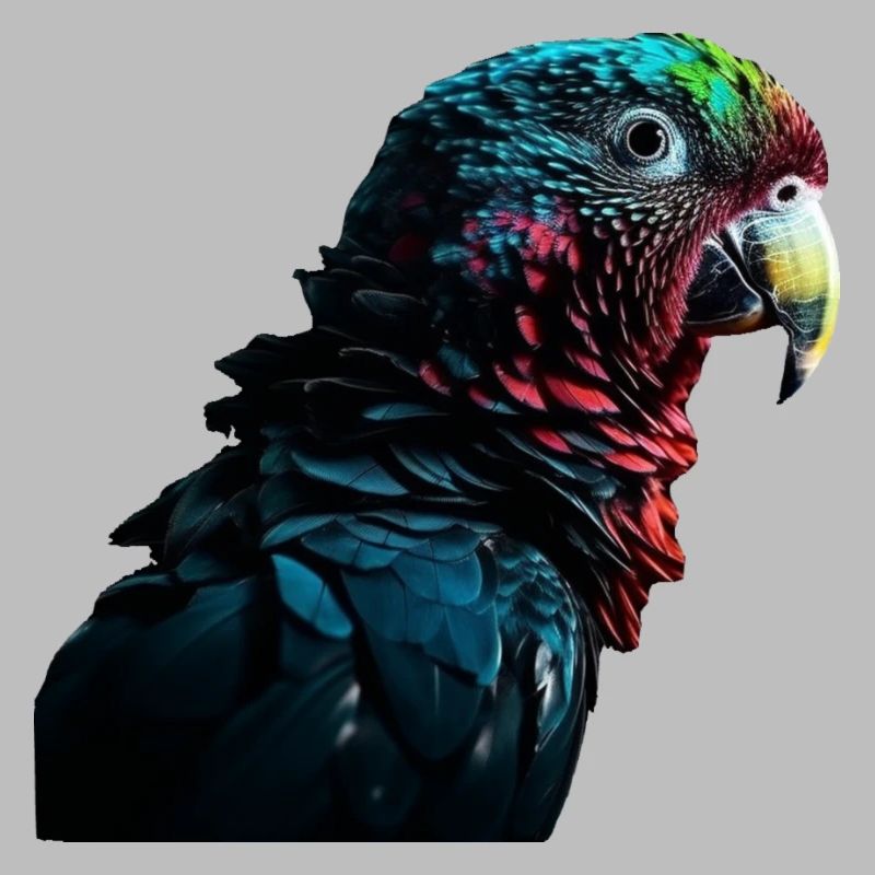 La perruche multicolore