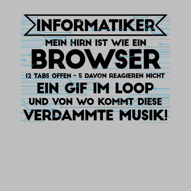 Informatiker Informatik Programmierer Nerd Geek
