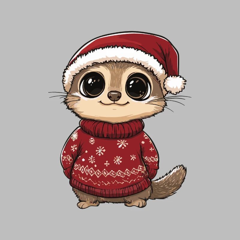 Bande dessinée de Noël de suricate