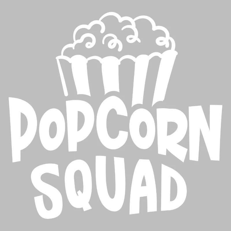 Popcorn Squad Team Popcorn Ironic Saying Corn