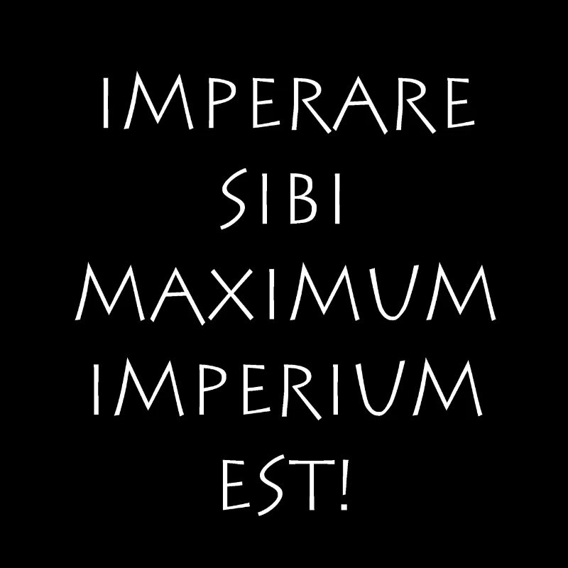 Imperare sibi maximum imperium est