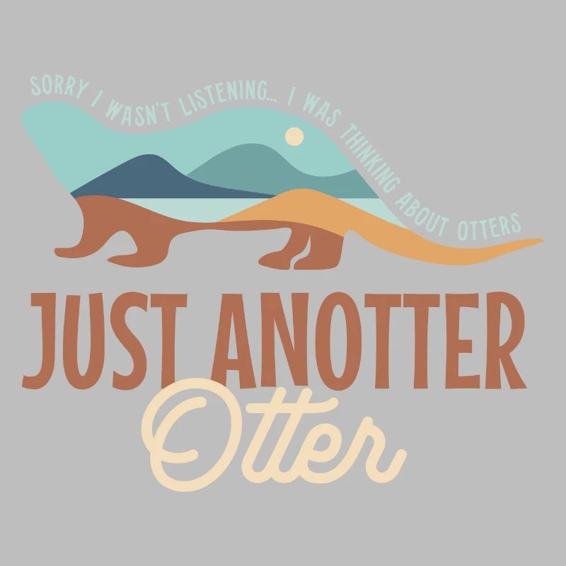 Ein Otter, ironisches Sprichwort, Waldtier