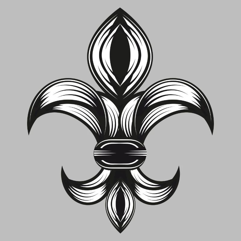 iris stylisé - Fleur-de-Lys