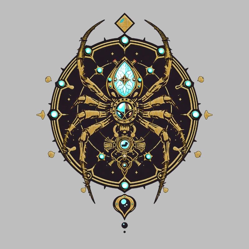 L’élégance dorée : l’araignée des secrets.