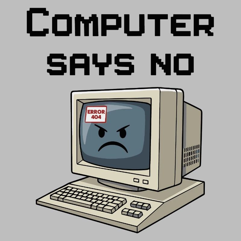 Retro Computer 404 Error