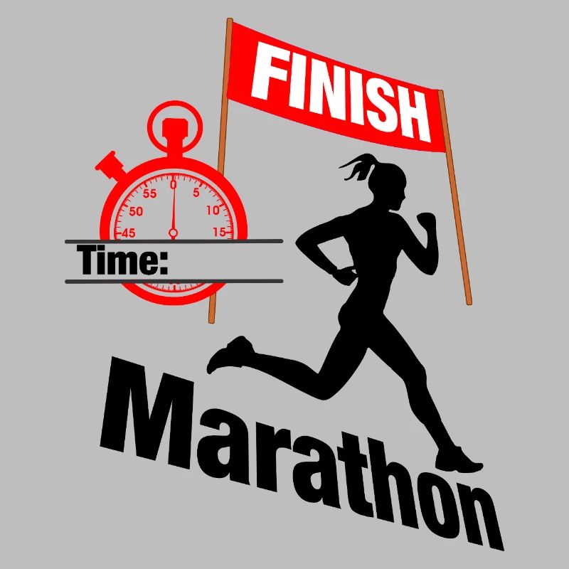 Coureuse marathonienne – Temps de course