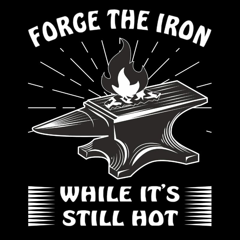ANVIL BLACKSMITH FORGE LE FER ALORS QU’IL EST ENCORE CHAUD