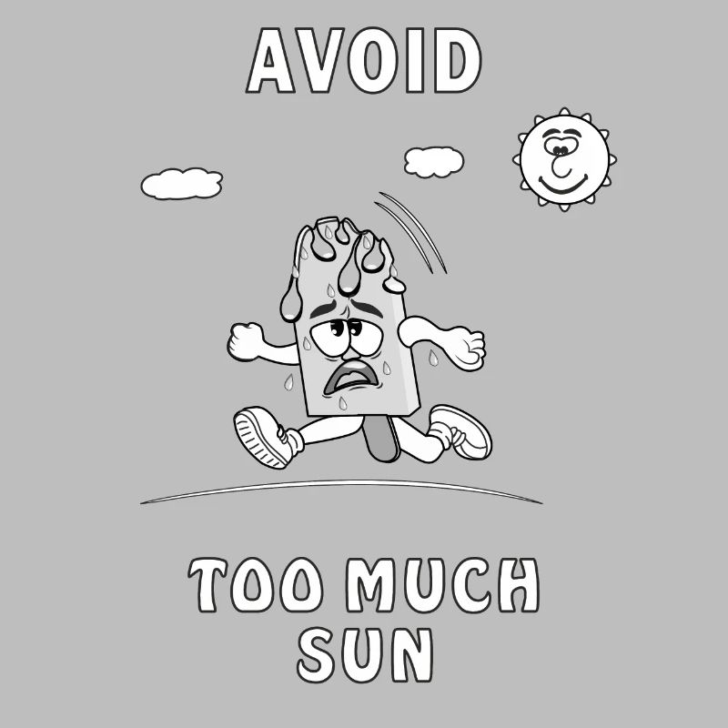 SONNENSCHUTZ EISCREME AVOID TOO MUCH SUN