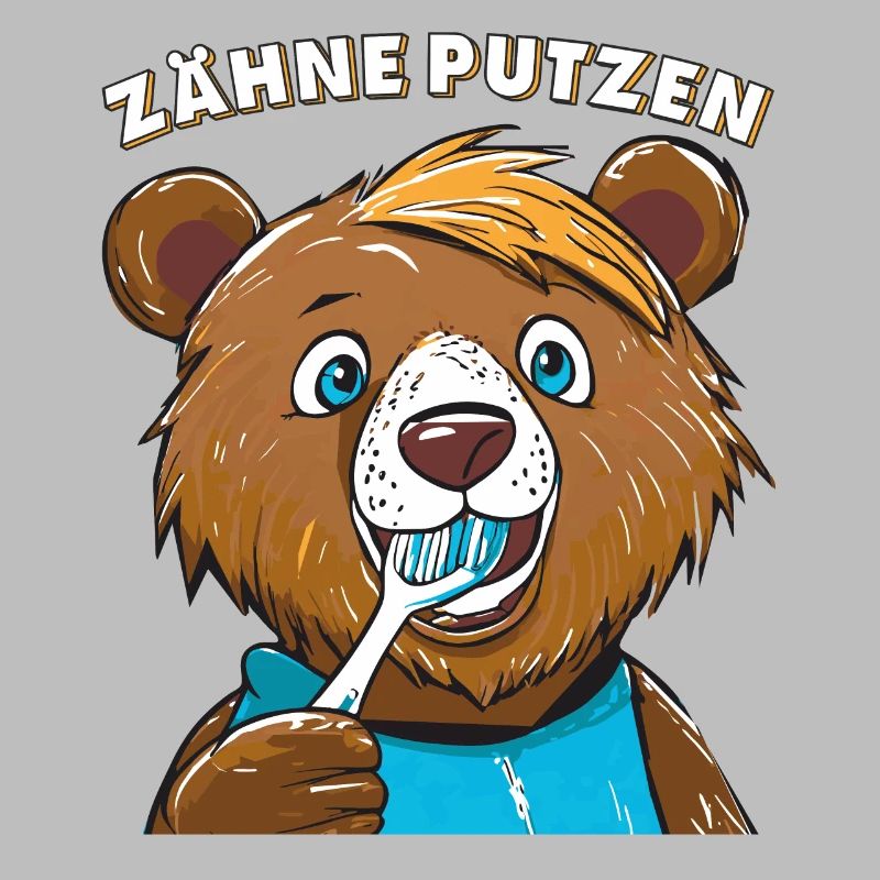 BEAR TEETH BRUSHING