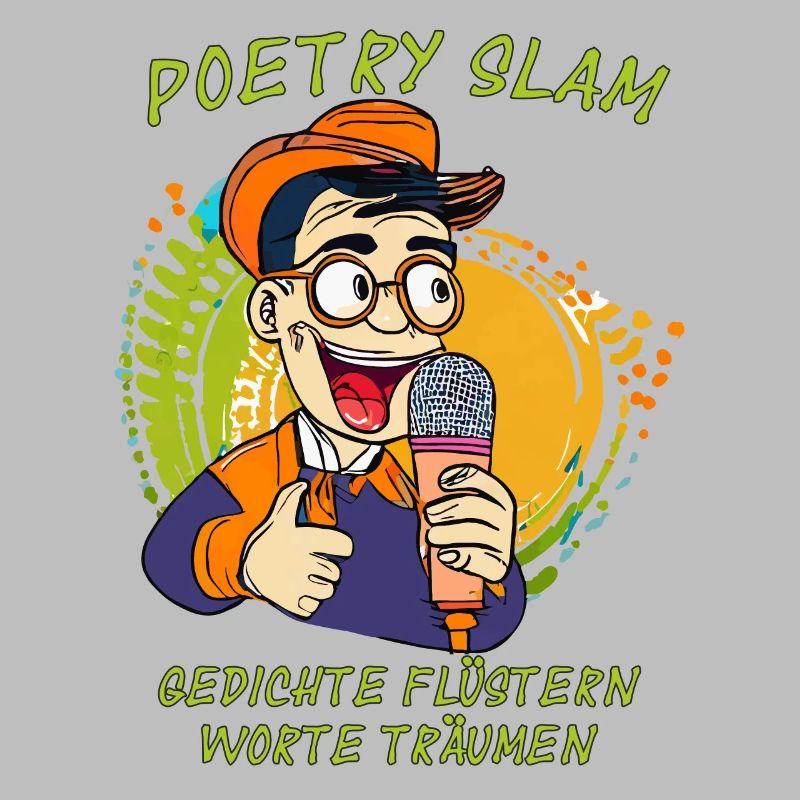 MAN MICROPHONE POETRY SLAM POEMS