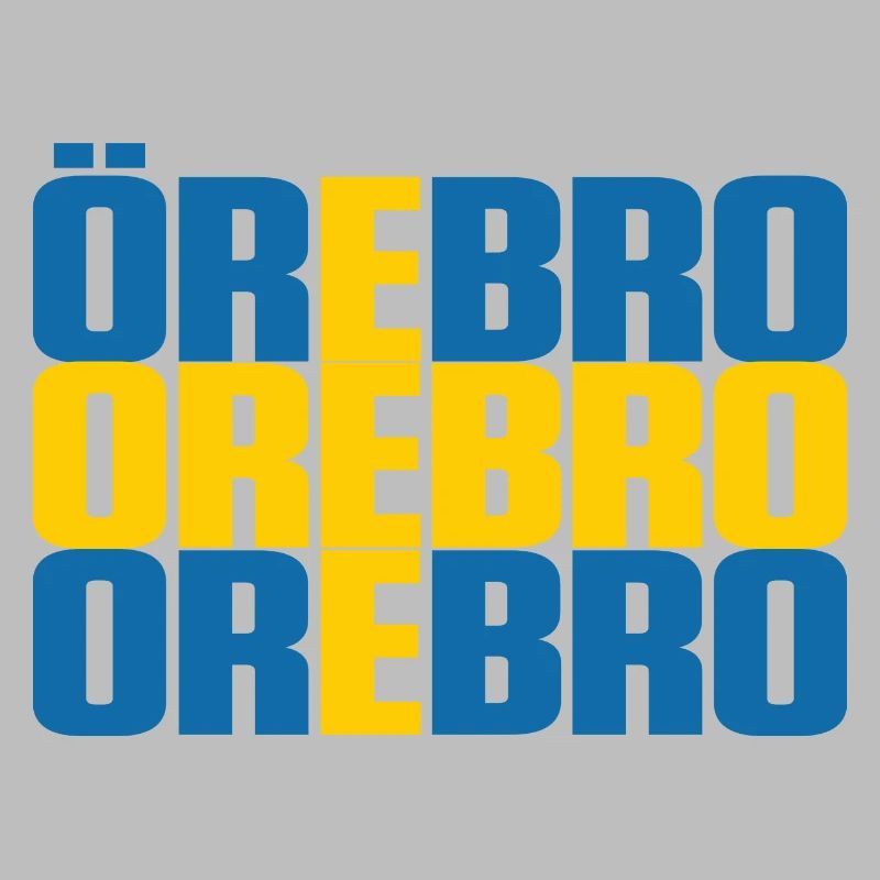 Örebro Suède Drapeau