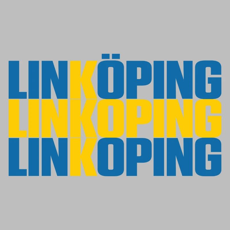 Linköping Suède Drapeau