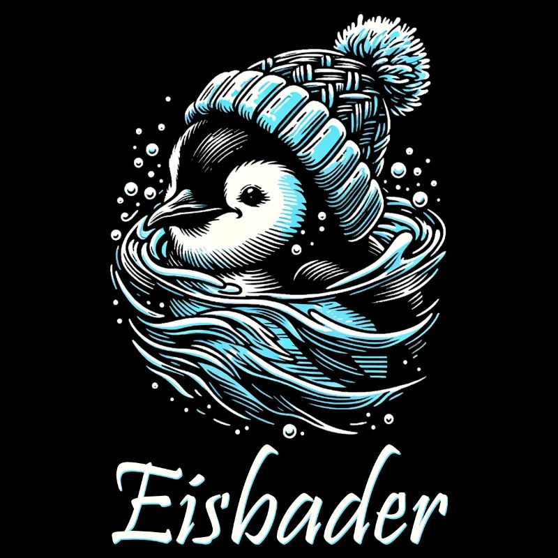 Eisbader Pinguin