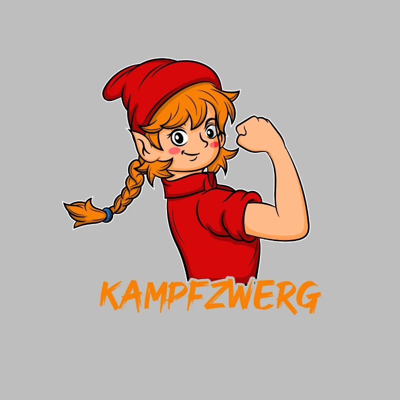 Fighting Dwarf Small but Oho Dwarf Gift