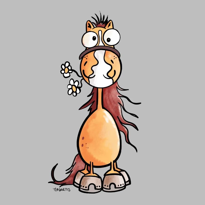 Da steht ein Pferdchen