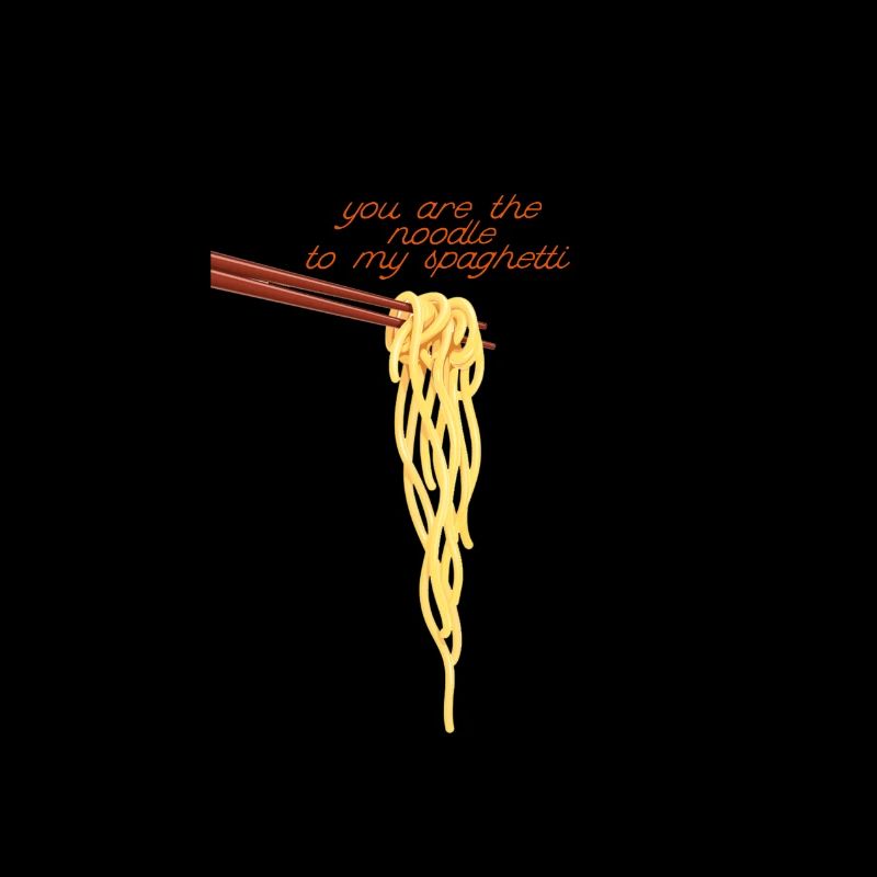 Spaghetti mit Stäbchen