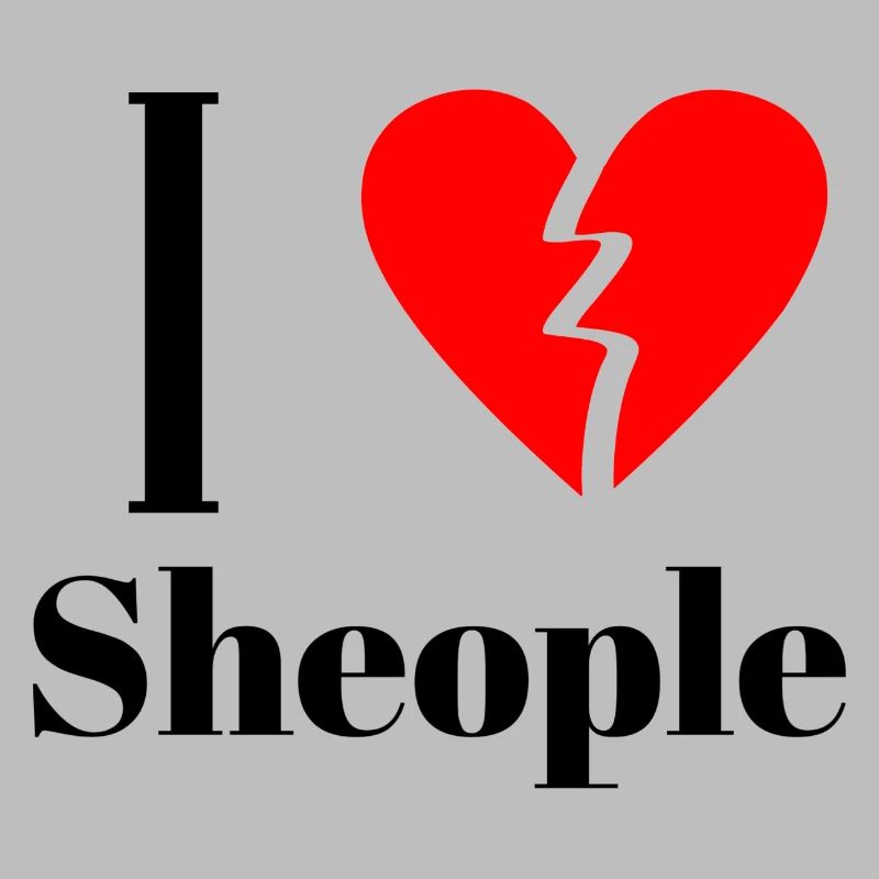 Ironisches Sheople design Statement