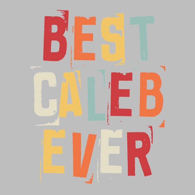 Best Caleb Ever Vorname Retro Text Geschenk
