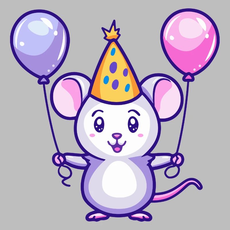 Bande dessinée d’anniversaire de souris