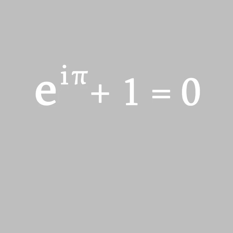 Formule d'Euler math mathématicien nerd science pi