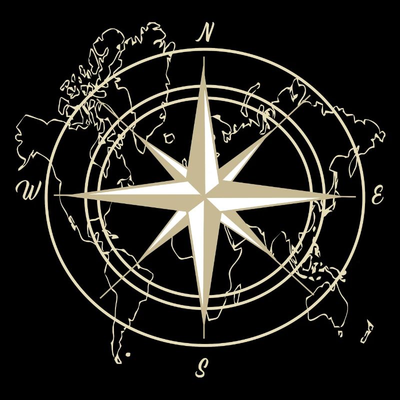 Compass World Travel Cardinal Points Gift