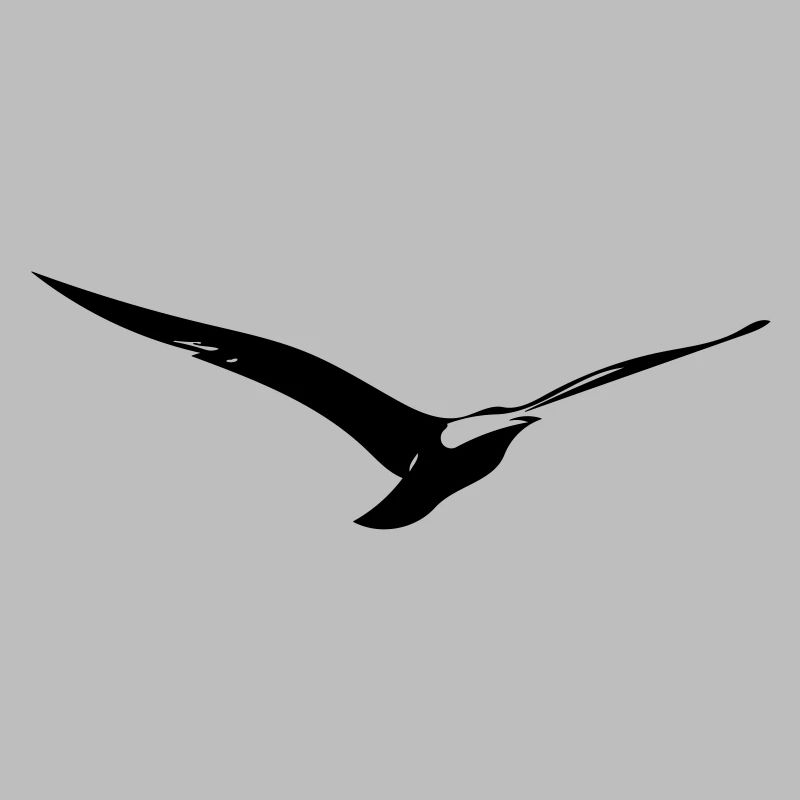 Vintage Möwe im Flug