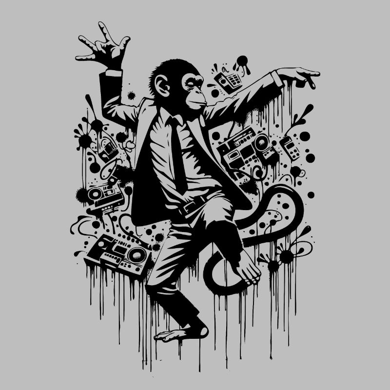 Naïve but Happy Dancing Monkey