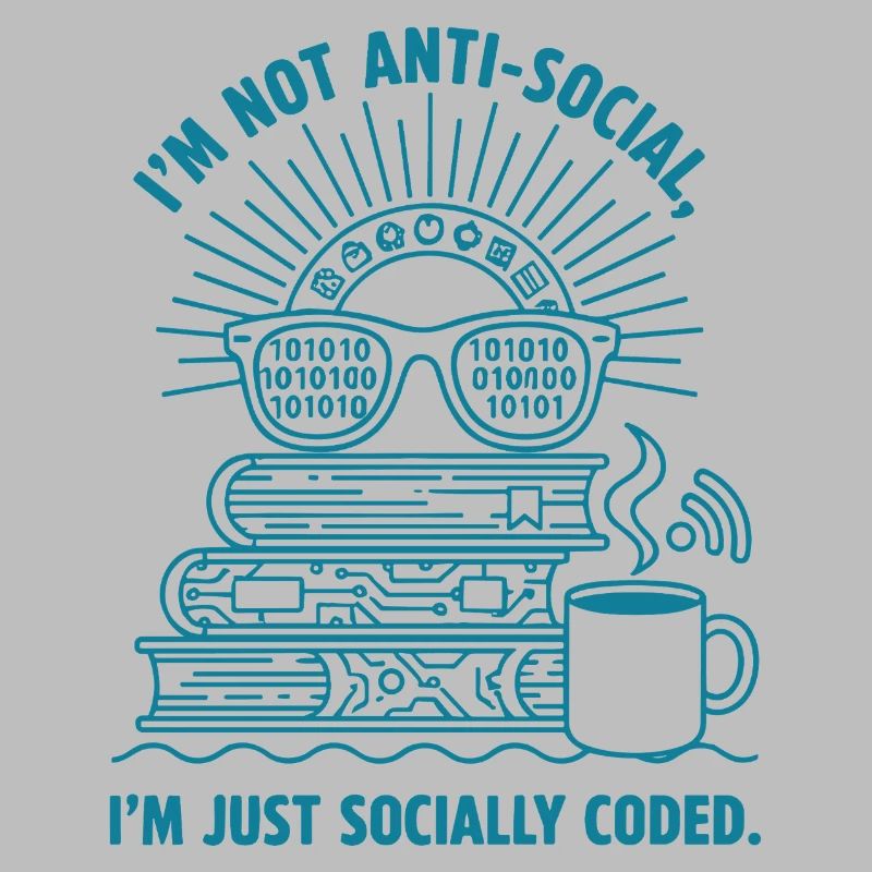 Socialement codé : livres, café et code