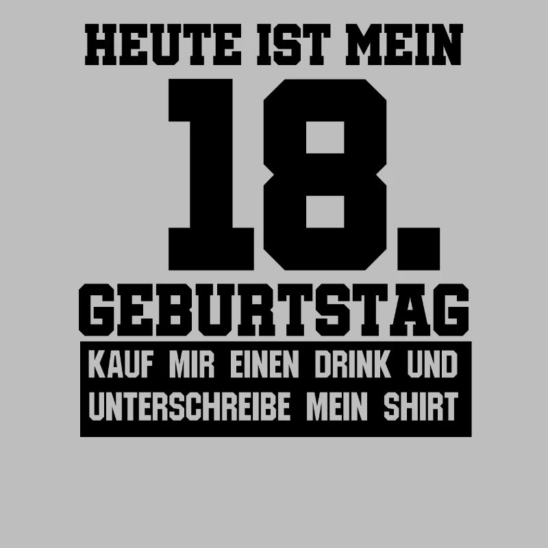 18. Geburtstag Party Geburtstagsshirt Geschenkidee
